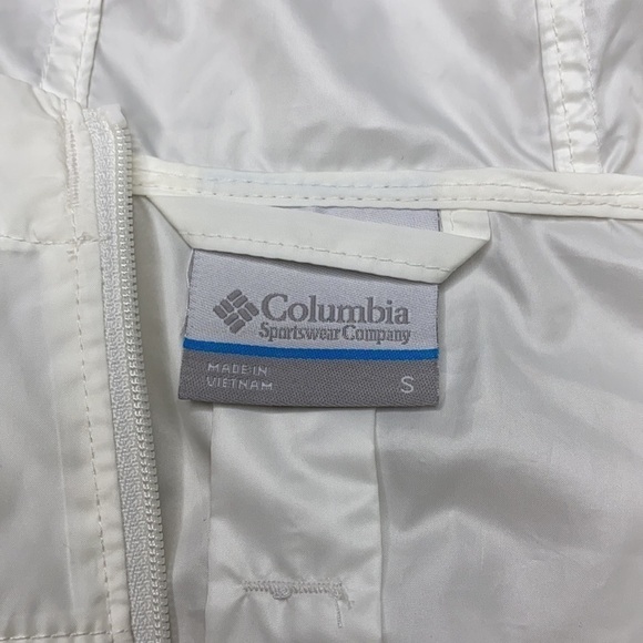 Columbia UW Stout Flash Forward Windbreaker Jacket White Gray - Picture 4 of 8